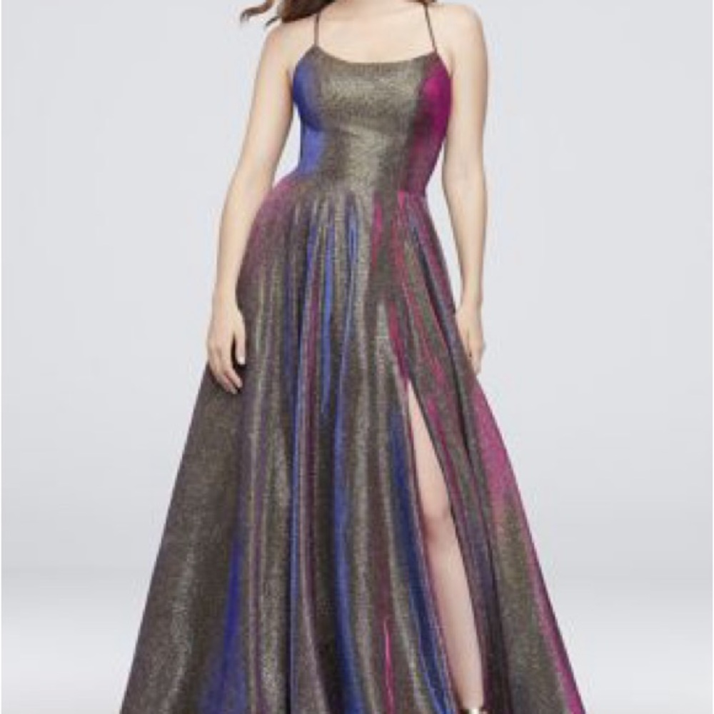 David’s Bridal Color Changing Formal Dress with Pockets